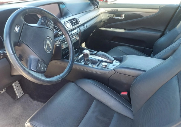 Lexus LS cena 115000 przebieg: 129710, rok produkcji 2013 z Lubawa małe 277